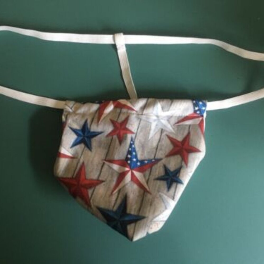 Mens USA American Flag STAR Patriotic 4th of July String Thong Male Underwear